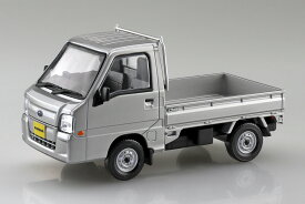 楽プラ スナップキット 1/32 スバル サンバー トラック(スターリングシルバーメタリック) 【05-SS】 (プラモデル)