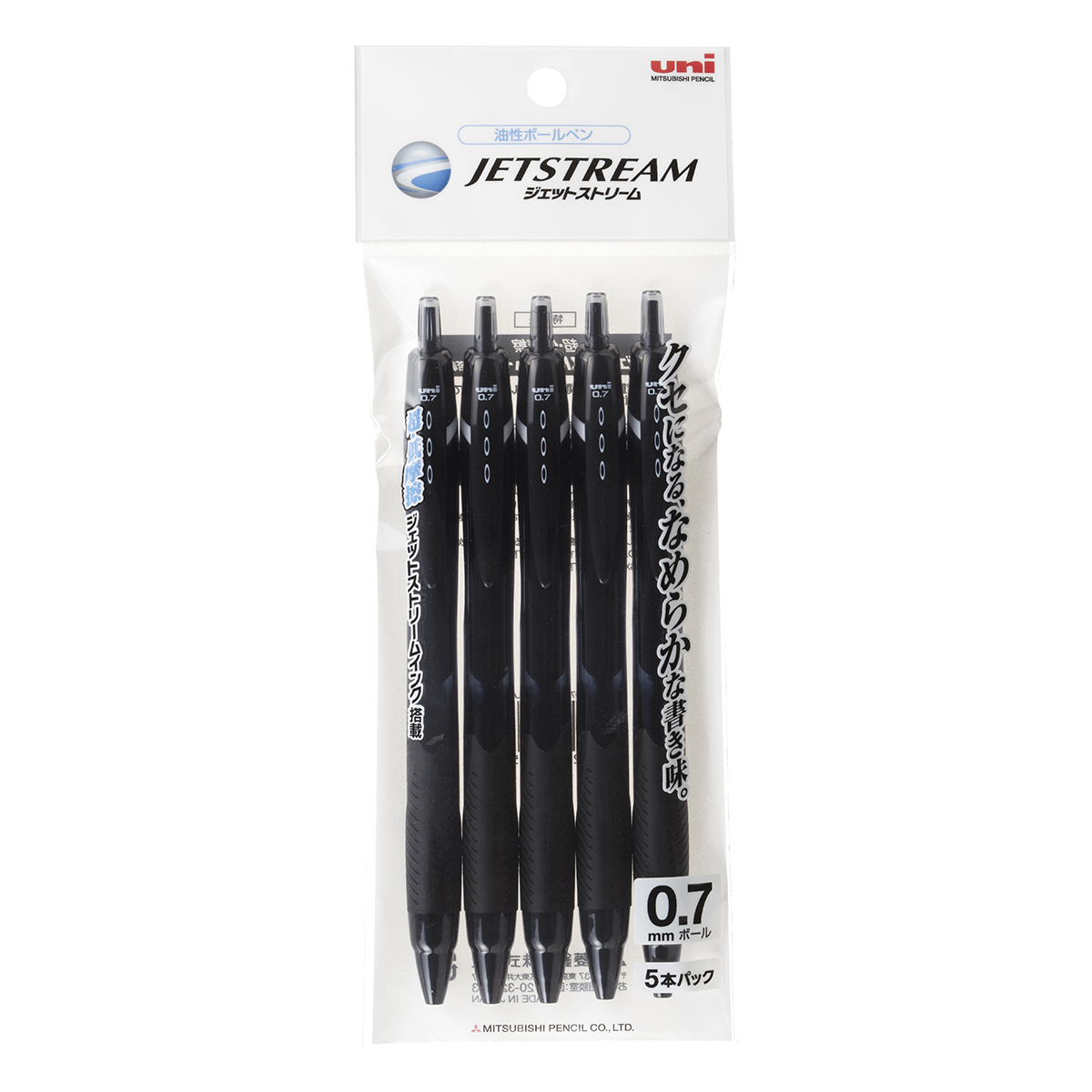 三菱鉛筆 ジェットストリーム SXN-150-07 5P [黒] (ボールペン) 価格