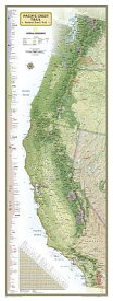 National Geographic Pacific Crest Trail Wall Map in Gift Box (18 X 48 In) BOXED-MAP-NATL GEOGRAPHIC PACI （National Geographic Reference Map） [ National Geographic Maps ]