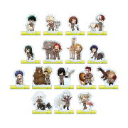 TVアニメ『僕のヒーローアカデミア』トレーディング ちびキャラ 動物とのふれあいver. アクリルスタンド(BOX＝16個)