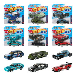 ホットウィール(Hot Wheels)　XL ベーシックカー アソート 乗り物おもちゃ ミニカー 6台入り BOX販売 3歳から マル…