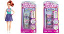 【セット商品】バービー(Barbie)　ファッショニスタ　グリーントップ + ミニバービーランド2種（ポップリビール サ…