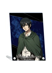 【グッズ】進撃の巨人( 描き下ろし）アクリルプレート ミカサ