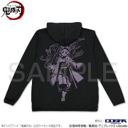 鬼滅の刃 胡蝶しのぶ 薄手ドライパーカー/BLACK-XL