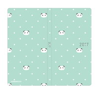 ほぼ日手帳 2017 weeks お買いものパンダ・ドット（1月始まり） ウィークリー