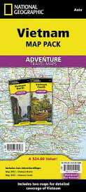 Vietnam [Map Pack Bundle] MAP-VIETNAM MAP PACK BUNDLE 20 （National Geographic Adventure Map） [ National Geographic Maps ]