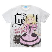ラブライブ！スーパースター！！ 鬼塚 夏美 フルグラフィックTシャツ ロリータファッション Ver．／WHITE-S