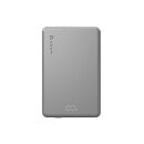 VIONTA L5 Silver 超薄型マグネットワイヤレス充電モバイルバッテリー5000mAh