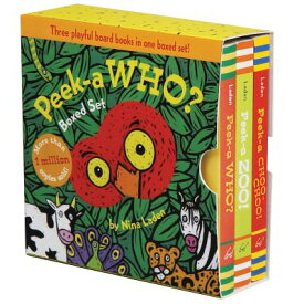Peek-A Who? Boxed Set: (Children's Animal Books, Board Books for Kids) PEEK-A WHO BOXED SET [ Nina Laden ]