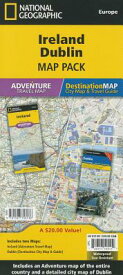 Ireland, Dublin [Map Pack Bundle] MAP-IRELAND DUBLIN MAP PACK BU （National Geographic Adventure Map） [ National Geographic Maps ]