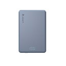 VIONTA L10 Blue 超薄型マグネットワイヤレス充電モバイルバッテリー10000mAh