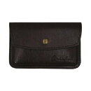 Greeful カードケース　ブラウン×オレンジ