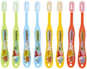 ポケモン 2025　歯ブラシ 子供 キャップ付 まとめ買い 8本 3~5才 個包装 TB5SE