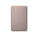 VIONTA L10 Pink 超薄型マグネットワイヤレス充電モバイルバッテリー10000mAh
