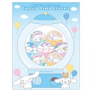 サンリオキャラクターズカプセルフレークステッカーズ　シナモロール