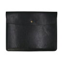 Greeful ブリーフケース　ブラック×ワイン