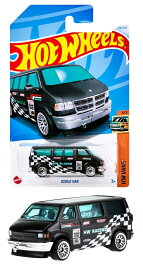 ホットウィール(Hot Wheels) 　ベーシックカー ダッジバン 乗り物おもちゃ ミニカー 3歳から ブラック HXR31