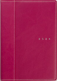 2024年　手帳　4月始まり　No.633　シャルム(R) 3　　[ネオレッド]高橋書店　B6判　　ウィークリー （シャルム）