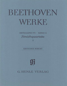 �y�A���y���z�x�[�g�[���F��, Ludwig van: �V�x�[�g�[���F���S�W VI/3: ���y�l�d�t�� ��1��: Op.18/1-6, Op.14/1 Hess 34/Kurth & Herzog��: �ᔻ�Z���񍐏�(����) [ �x�[�g�[���F��, Ludwig van ]