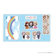 【グッズ】プレミアム アクリルジオラマプレート「乙女ゲームの破滅フラグしかない悪役令嬢に転生してしまった…X」01/集合デザイン お祝いver.(ミニキャラ)