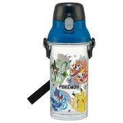 ポケモン 25　メモリ付 クリアデザイン ボトル 水筒 480ml PSB5TR