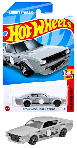 ホットウィール(Hot Wheels) ベーシックカー 日産 スカイライン 2000GT-R LBWK 乗り物おもちゃ ミニカー 3歳から …