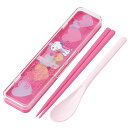 SNOOPY スヌーピー クリア ピンク　お箸 スプーン お弁当 カトラリーコンビセット
