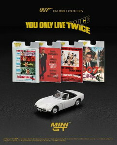 MINI-GT 1/64 Toyota 2000GT ���[�h�X�^�[ �u007�͓�x���ʁv(1967)���{����p�b�P�[�W �yMGT00915-007J�z (�~�j�J�[)