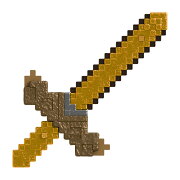 マテル マインクラフト(MINECRAFT) 　秒で武器が変形！剣とツルハシ 子供向けフィギュア なりきり 電池不要 6歳から ブラウン JKC15