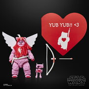 【楽天ブックス限定特典】ハズブロ（Hasbro）スター・ウォーズ STAR WARS ブラックシリーズ イウォーク（バレンタインデーエディション）、『スター・ウォーズ』プレミアム コレクション用 15 cm アクションフィギュア G2808 正規品(ステッカー 1枚)