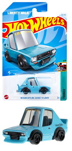 �z�b�g�E�B�[��(Hot Wheels) �@�x�[�V�b�N�J�[ ���Y �X�J�C���C�� 2000GT-R LBWK ��蕨�������� �~�j�J�[ 3�΂��� �u���[ HXR17