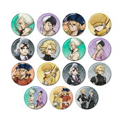 TVアニメ「Dr.STONE」描き下ろし 歩みver. トレーディンググリッター缶バッジ(BOX＝15入)