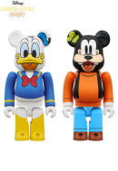 BE@RBRICK DONALD DUCK & GOOFY 2PCS SET (フィギュア)