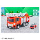 トミカビークルタウン 変形はしご消防車（トミカ付き）