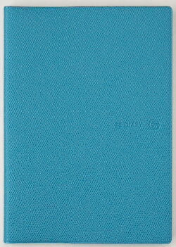 ES　18　A6　見開き1週間　スカイブルー（2018年度）