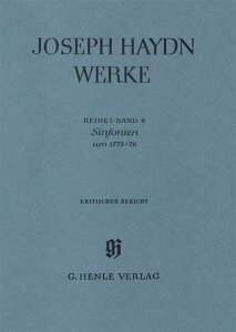 �y�A���y���z�n�C�h��, Franz Joseph: �n�C�h���S�W I/8: �����ȏW 1775-1776�N/���T��/Gerlach & �X�g�b�N�}�C���[��: �ᔻ�Z���񍐏� [ �n�C�h��, Franz Joseph ]