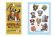 【特典】【セット商品】ONE PIECEカードゲーム　ブースターパック 世界最強の戦士【OP-17】 + オフィシャルカードスリーブ16 B：トニートニー・チョッパー(4周年！四皇トレジャーゲットキャンペーンパック(特製カード（ランダム）1枚入り 全7種)×3パック)