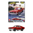 ホットウィール(Hot Wheels) ブールバード '67 カスタム マスタング 乗り物おもちゃ ミニカー 3歳から レッド JHW40
