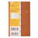 能率 2026年4月始まり ウィークリー手帳 NOLTY(ノルティ) ポケットカジュアル4（キャメル）9060