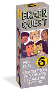 Brain Quest 6th Grade Q&A Cards: 1,500 Questions and Answers to Challenge the Mind. Curriculum-Based BRAIN QUEST GRADE 6 REV （Brain Quest Decks） [ Chris Welles Feder ]