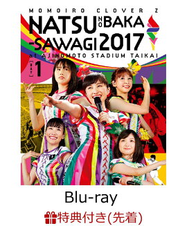 【先着特典】ももクロ夏のバカ騒ぎ2017-FIVE THE COLOR Road to 2020- 味の素スタジアム大会 LIVE Blu-ray(A4クリアファイル付き)【Blu-ray】