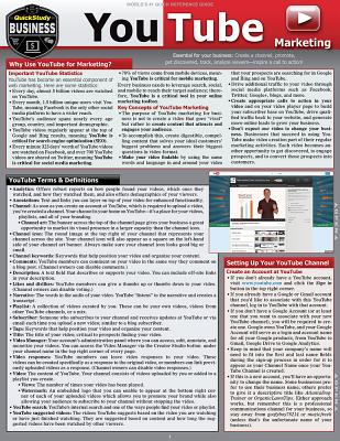 楽天ブックス: Youtube Marketing: A Quickstudy Laminated Reference Guide ...