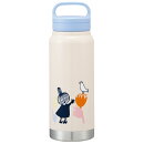 ムーミン リトルミイ flower　水筒 スクリューハンドル 真空ステンレス ボトル 500ml