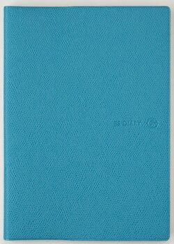 ES　18　B6変　見開き1ヶ月　ノート　スカイブルー（2018年度）