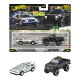 【予約】ホットウィール(Hot Wheels)　プレミアム2パック バック・トゥ・ザ・フューチャー タイムマシン / 1987 トヨタ ピックアップ トラック 乗り物おもちゃ ミニカー 3歳から マルチ JHW48