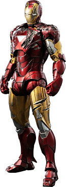 1/12 DLX Iron Man Mark 6 (Battle Damaged) （DLX アイアンマン・マーク6（バトルダメージ）） (塗装済み可動フィギュア)