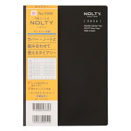 能率 2026年4月始まり 手帳 NOLTY(ノルティ) ティオA5マンスリー（ブラック）9300
