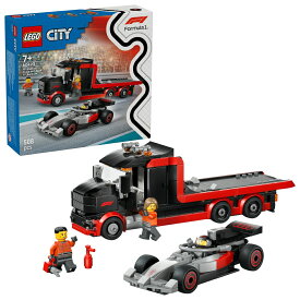 レゴ(LEGO) シティ F1(R) ディスプレイ輸送トラックと Audi F1(R) レースカー 60493 おもちゃ 玩具 プレゼント 7歳 8歳 9歳