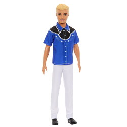 バービー(Barbie) ケン　ファッショニスタ　ロイヤルブルーシャツ きせかえ人形・ハウス ままごと・ごっこ遊び バー…