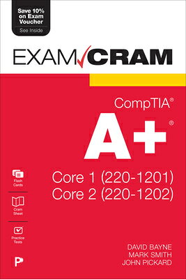 楽天ブックス: Comptia A+ Core 1 (220-1201) and Core 2 (220-1202) Exam Cram ...